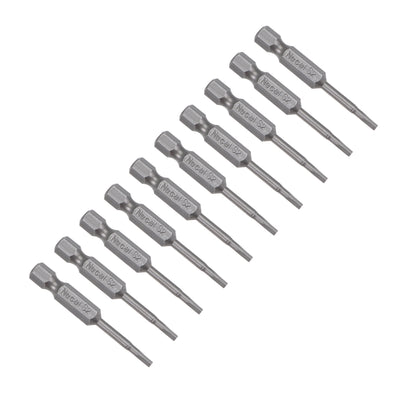 Harfington 10 Pcs TA25 Magnetic Triangular Head Screwdriver Bits, 1/4 Inch Hex Shank 2-inch Length S2 Power Tools