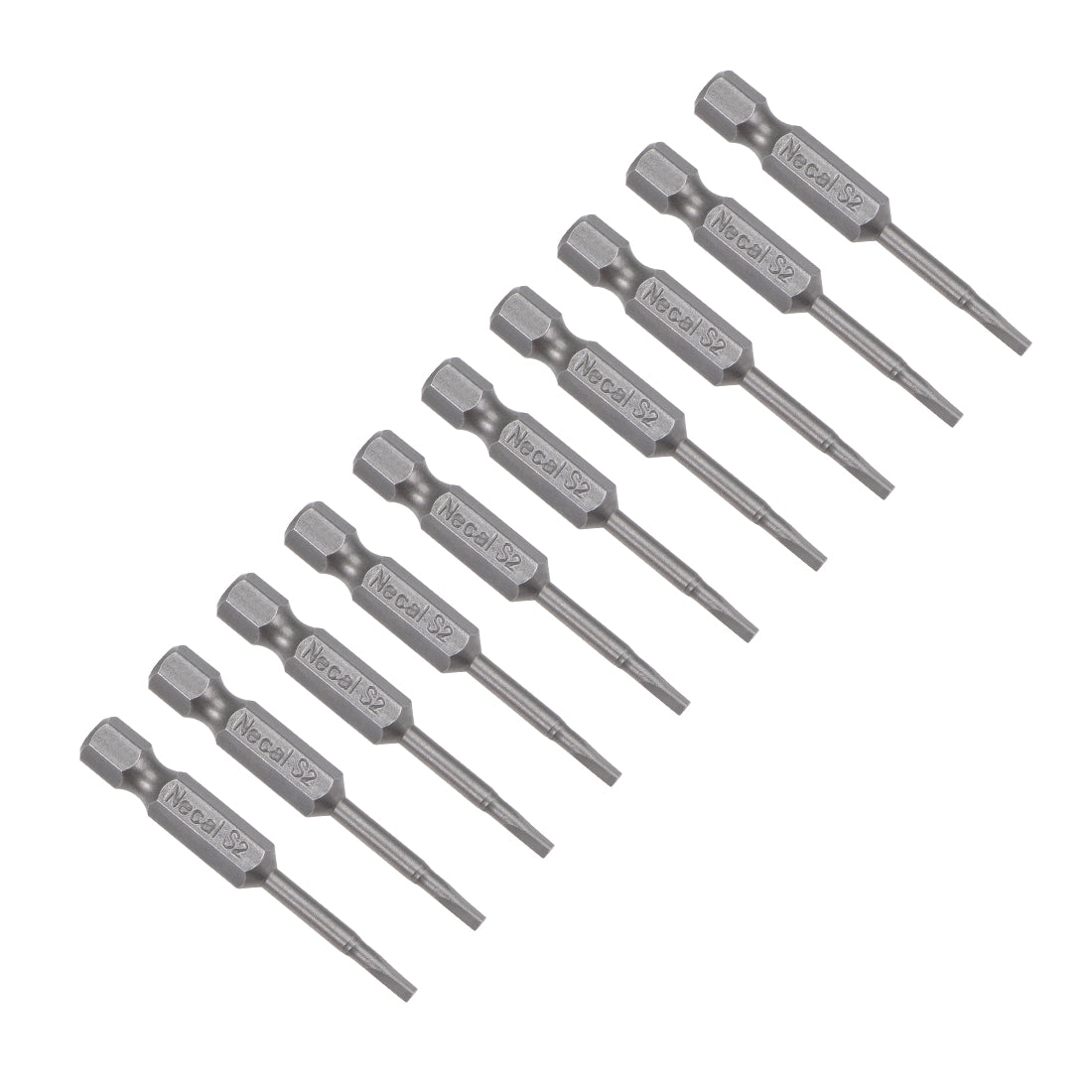 Harfington 10 Pcs TA25 Magnetic Triangular Head Screwdriver Bits, 1/4 Inch Hex Shank 2-inch Length S2 Power Tools