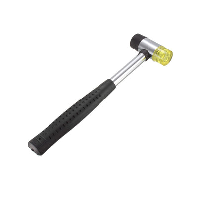 Harfington Rubber Hammer Mallet Double Faced Head Diameter 23mm Ring Mandrel Sizer Tool for Craft Jewelers Making Repairing