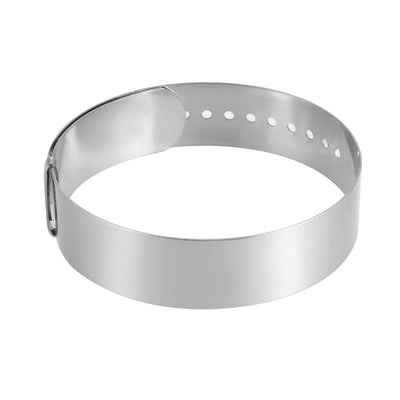 Harfington Bracelet Wrist Sizer Ruler 150-220mm Zinc Alloy Inch Metric Double Scale Hand Wristlet Watch Circle Measuring Tool for Men Women