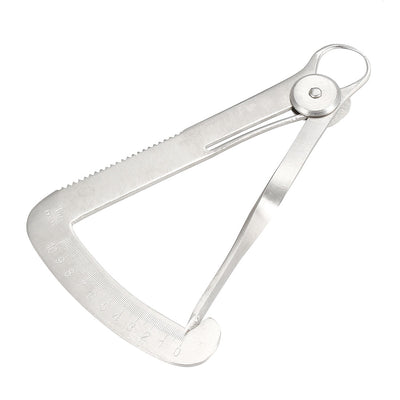 Harfington Inner Caliper Ruler 0-10mm Stainless Steel Jewelry Stones Measuring Tool Sliding Gauge