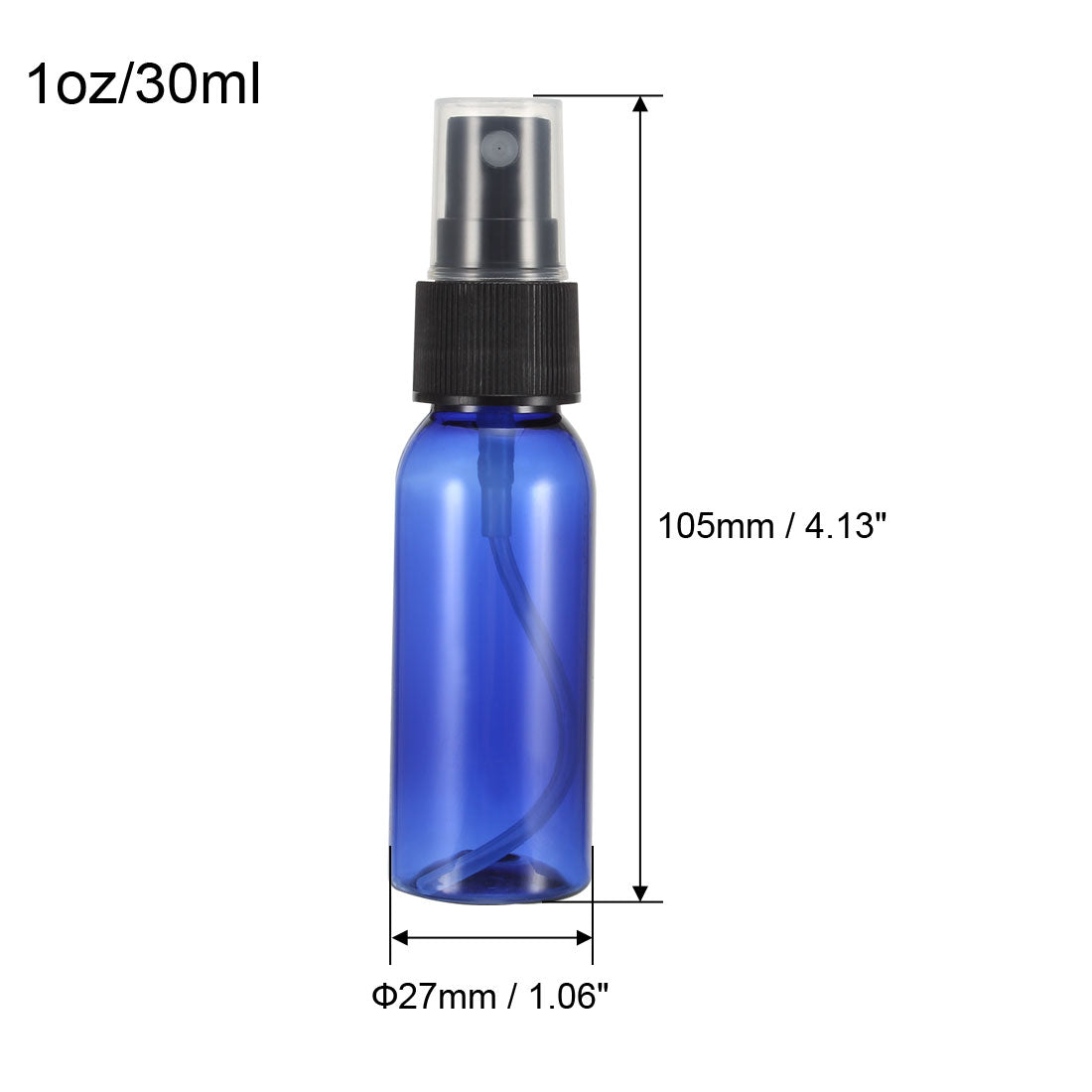 Harfington 12pcs Plastic Spray Bottle with Fine Mist Sprayer, Empty Refillable Container Travel Bottle for Kitchen Bathroom or Plants Water Sprayer