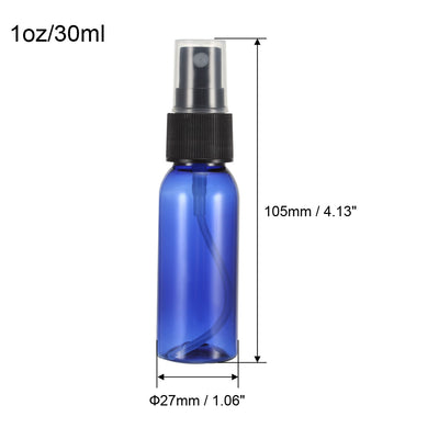 Harfington 12pcs Plastic Spray Bottle with Fine Mist Sprayer, Empty Refillable Container Travel Bottle for Kitchen Bathroom or Plants Water Sprayer
