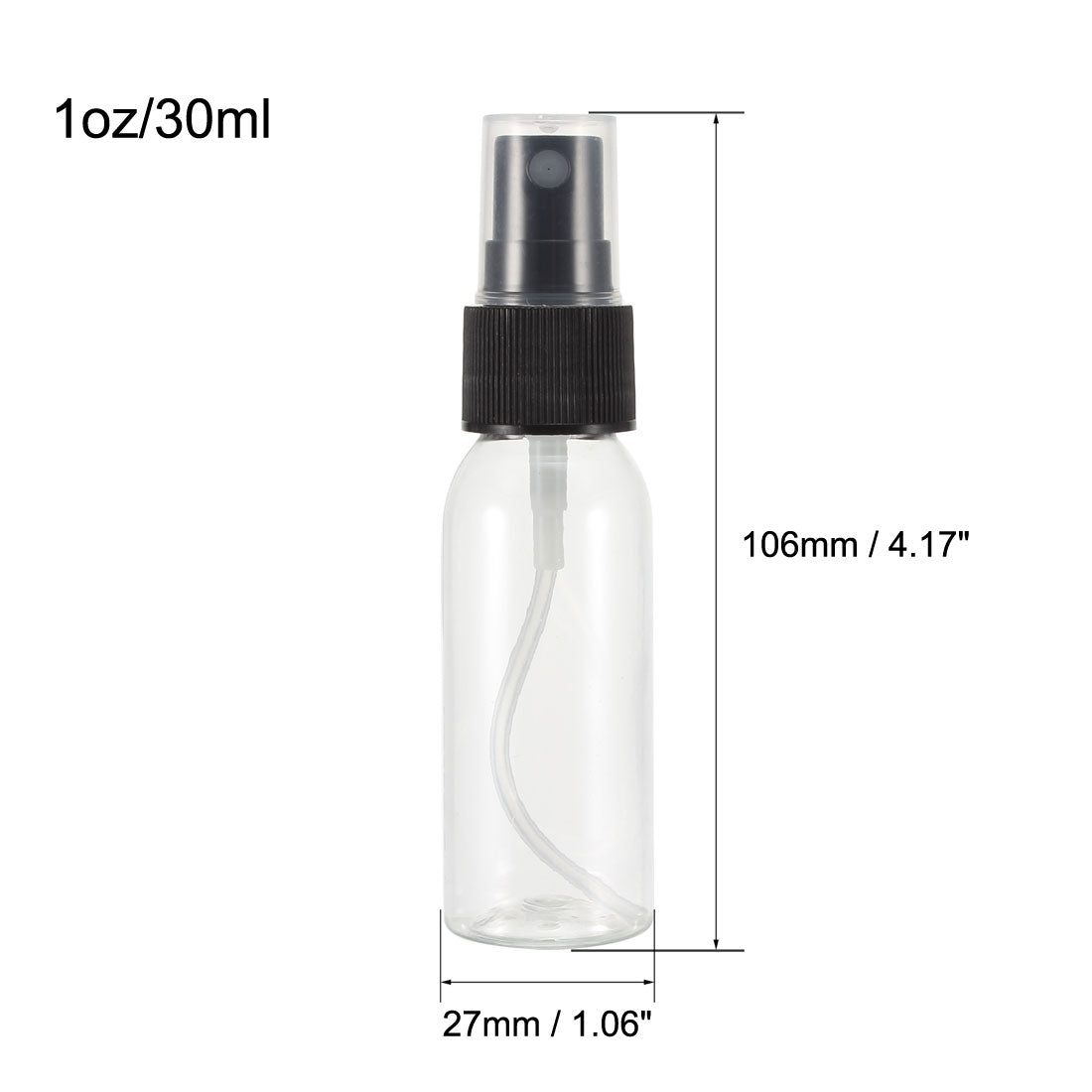 Harfington 12pcs Plastic Spray Bottle with Fine Mist Sprayer, Empty Refillable Container Travel Bottle for Kitchen Bathroom or Plants Water Sprayer