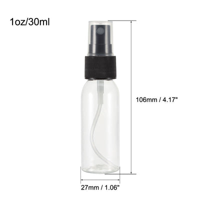 Harfington 12pcs Plastic Spray Bottle with Fine Mist Sprayer, Empty Refillable Container Travel Bottle for Kitchen Bathroom or Plants Water Sprayer