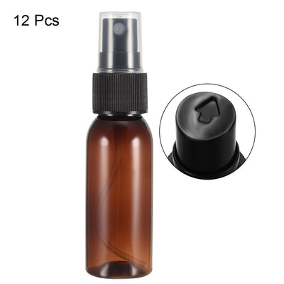 Harfington 12pcs Plastic Spray Bottle with Fine Mist Sprayer, Empty Refillable Container Travel Bottle for Kitchen Bathroom or Plants Water Sprayer
