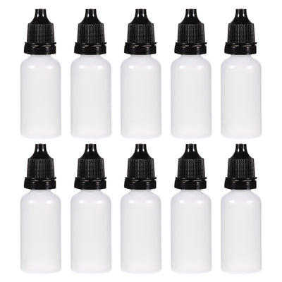 Harfington 15ml/0.5 oz Empty Squeez Dropper Bottle 10pcs