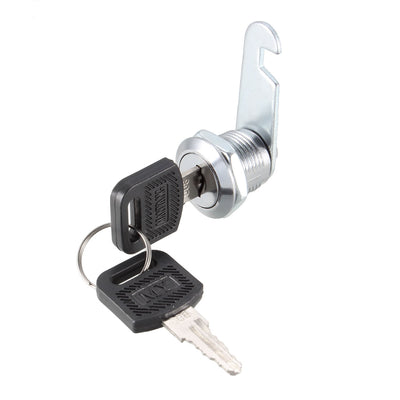 Harfington Cam Lock 16mm Cylinder Length Fit Up to 5/16-inch Thick Panel Keyed Alike 2Pcs