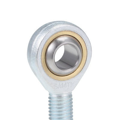 Harfington 14mm Rod End Bearing M14x2.0mm Rod Ends Ball Joint Male Right Hand Thread 2pcs