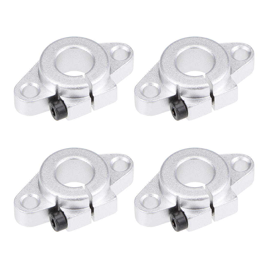 Harfington 13mm Shaft Support SHF13 Flange Mount Linear Motion Slide Rail Guide Blocks for CNC 3D Printer 4pcs