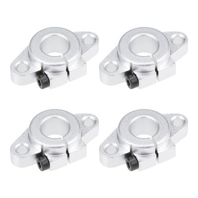 Harfington 13mm Shaft Support SHF13 Flange Mount Linear Motion Slide Rail Guide Blocks for CNC 3D Printer 4pcs