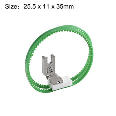 Harfington #T35 Sewing Machine Double Nylon Ring Presser Foot for High Shank