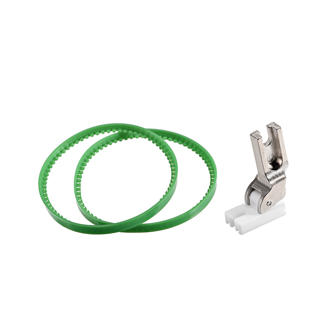 Harfington #T35 Sewing Machine Double Nylon Ring Presser Foot for High Shank 2pcs