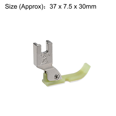 Harfington #T36LN Narrow Zipper Foot with Plastic Bottom Suitable for Most of Industrial Sewing Machines