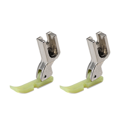 Harfington #T36N Narrow Zipper Foot with Plastic Bottom Suitable for Most of Industrial Sewing Machines 2pcs