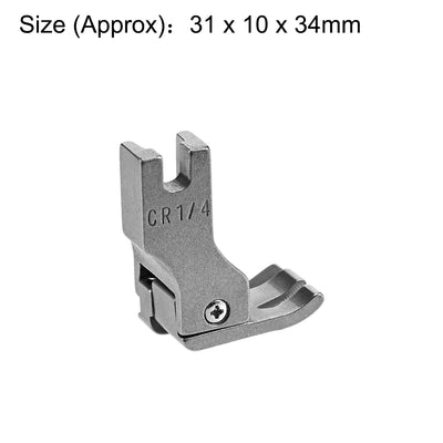 Harfington #CR Right Compensating Presser Foot Fit for Industrial Sewing Machines (1/4")