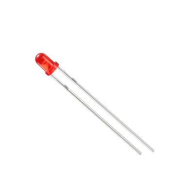 Harfington 160pcs 3mm Red Lights Diodes DC 1.8-2V Bulb Lamps Light Emitting Diode