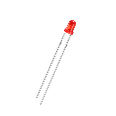 Harfington 160pcs 3mm Red Lights Diodes DC 1.8-2V Bulb Lamps Light Emitting Diode