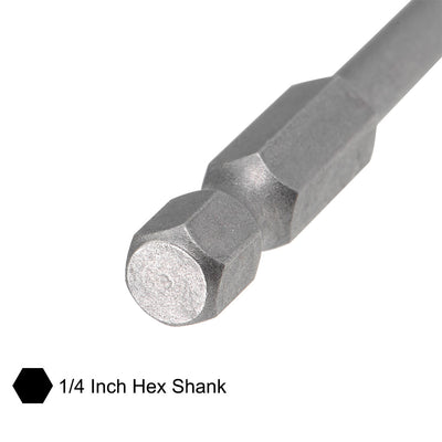 Harfington Screwdriver Bits Set 4pcs 1/4 Inch Hex Shank Y4 Y5 Y6 Y8 Magnetic Screwdriver Bit Set 50mm Length S2 Screw Driver Kit Tools