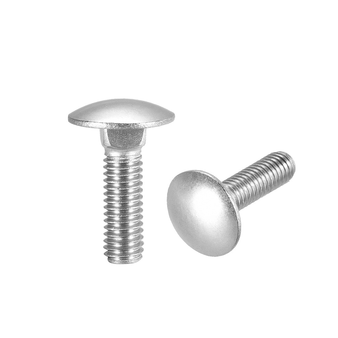 Harfington Carriage Bolts, Neck Carriage Bolt, Round Head, Square Neck, 304 Stainless Steel M6x20mm 20pcs