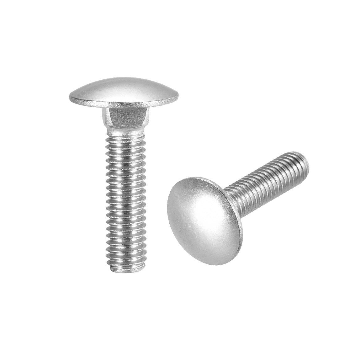 Harfington Carriage Bolts, Neck Carriage Bolt, Round Head, Square Neck, 304 Stainless Steel M6x25mm 20pcs