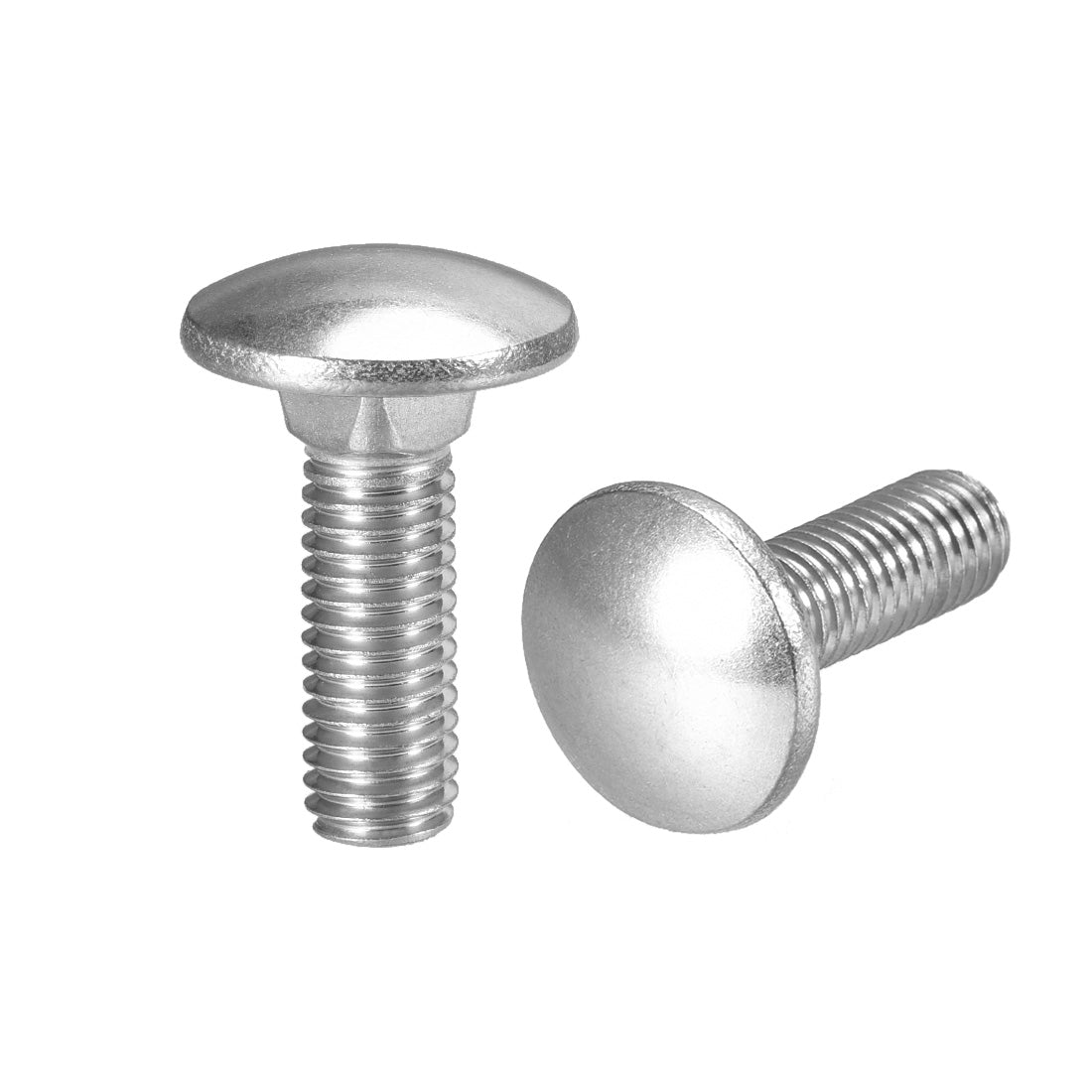 Harfington Carriage Bolts, Neck Carriage Bolt, Round Head, Square Neck, 304 Stainless Steel M8x25mm 10pcs