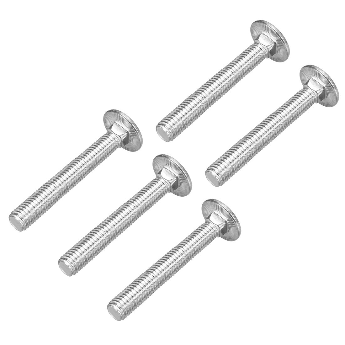 Harfington Carriage Bolts, Neck Carriage Bolt, Round Head, Square Neck, 304 Stainless Steel M8x70mm 5pcs