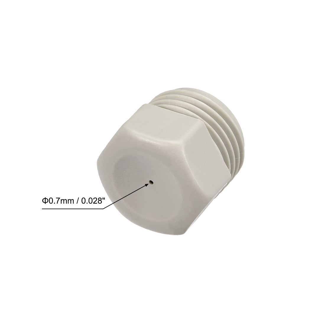 Harfington Mist Nozzle - G1/2 Male Thread PP Fine Atomizing Spray Tip