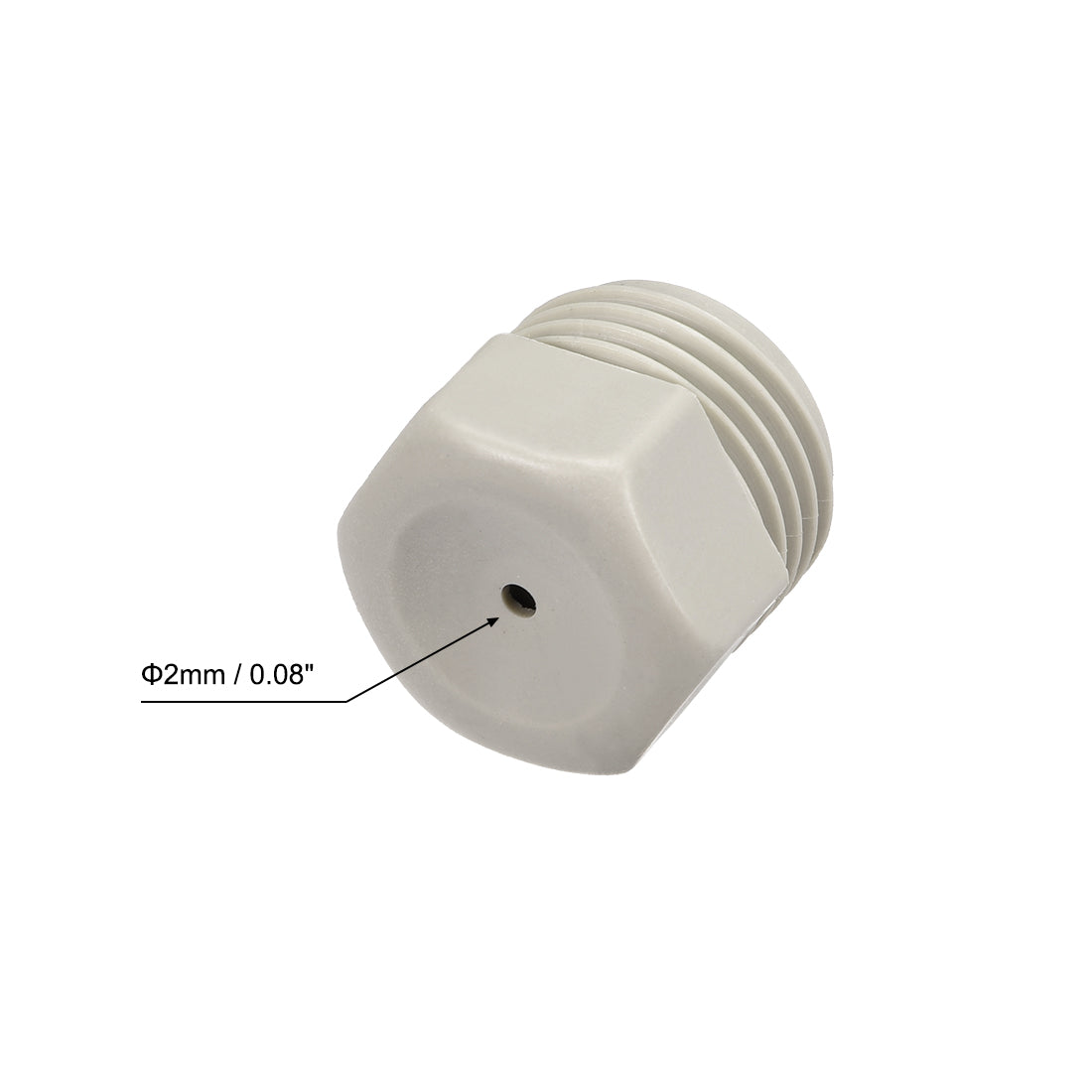 Harfington Mist Nozzle - G1/2 Male Thread PP Fine Atomizing Spray Tip