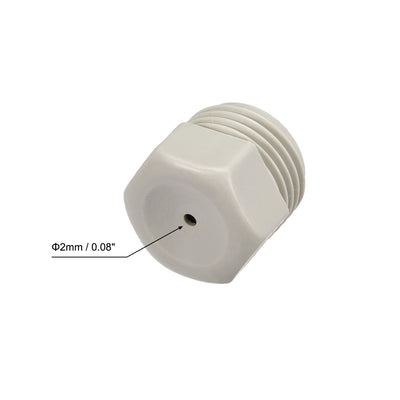 Harfington Mist Nozzle - G1/2 Male Thread PP Fine Atomizing Spray Tip