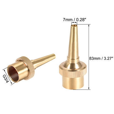 Harfington Adjustable Water Pond Sprinkler Head Brass Fountain Nozzle