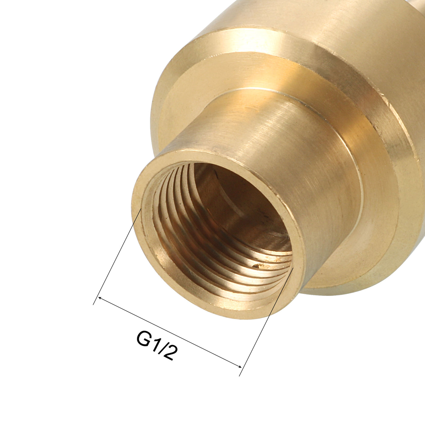 Harfington Fountain Nozzle Brass Column Jet Water Pond Spray Sprinkler Head