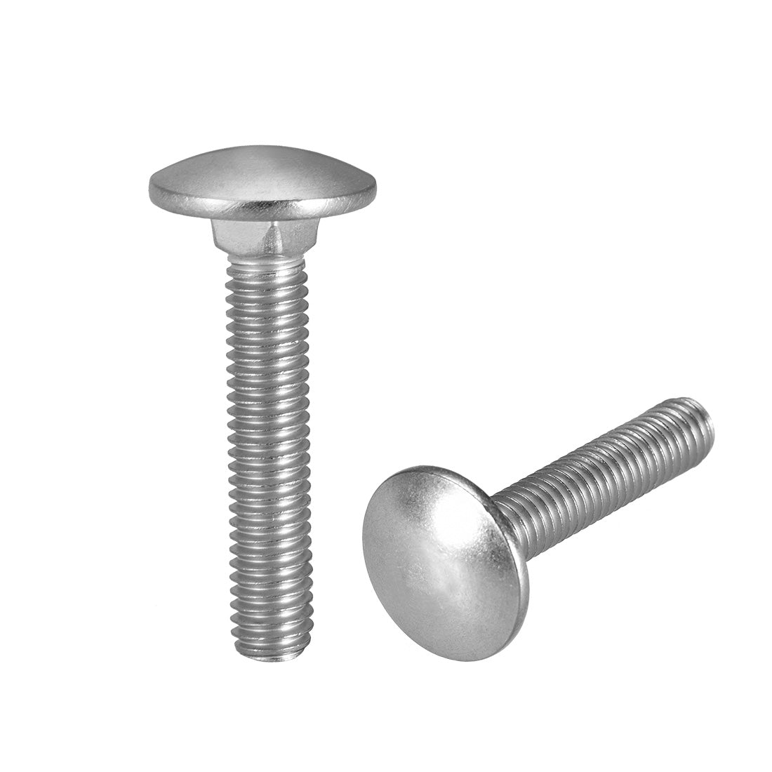 Harfington Carriage Bolts, Neck Carriage Bolt, Round Head, Square Neck, Stainless Steel M6x35mm 5pcs