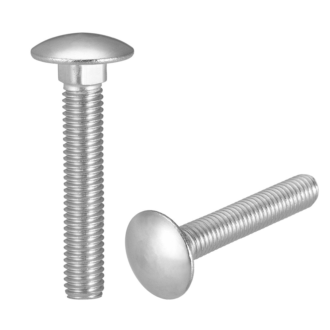 Harfington Carriage Bolts, Neck Carriage Bolt, Round Head, Square Neck, 304 Stainless Steel M8x60mm 5pcs