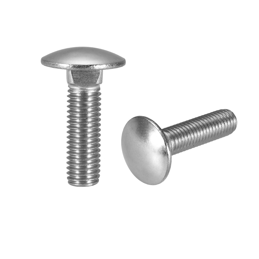 Harfington Carriage Bolts, Neck Carriage Bolt, Round Head, Square Neck, Stainless Steel M10x30mm 5pcs