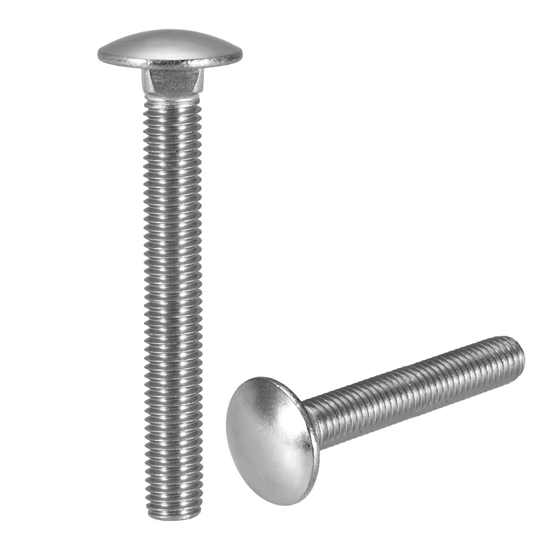 Harfington Carriage Bolts, Neck Carriage Bolt, Round Head, Square Neck, Stainless Steel M10x100mm 3pcs