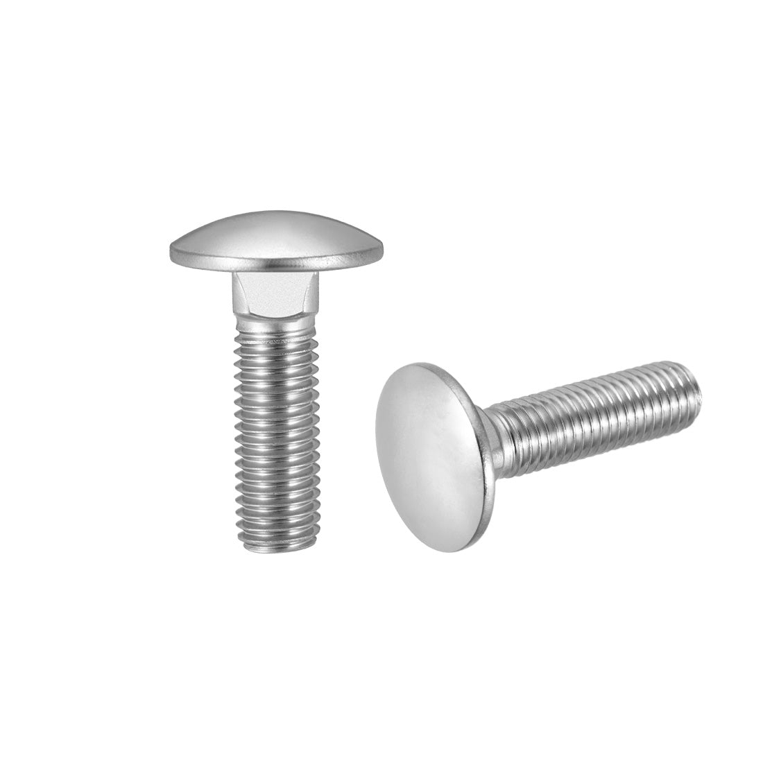 Harfington Carriage Bolts, Neck Carriage Bolt, Round Head, Square Neck, 304 Stainless Steel M12x35mm 3pcs