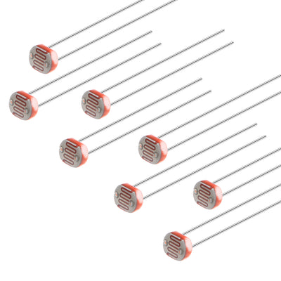 Harfington 140pcs Photoresistor LDR Light-Dependent Resistor GL5506 5516 5528 5537 5539 5549 MG45