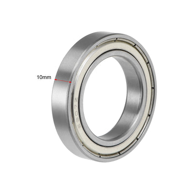 Harfington Deep Groove Ball Bearings Thin Section Single Shielded Chrome Steel