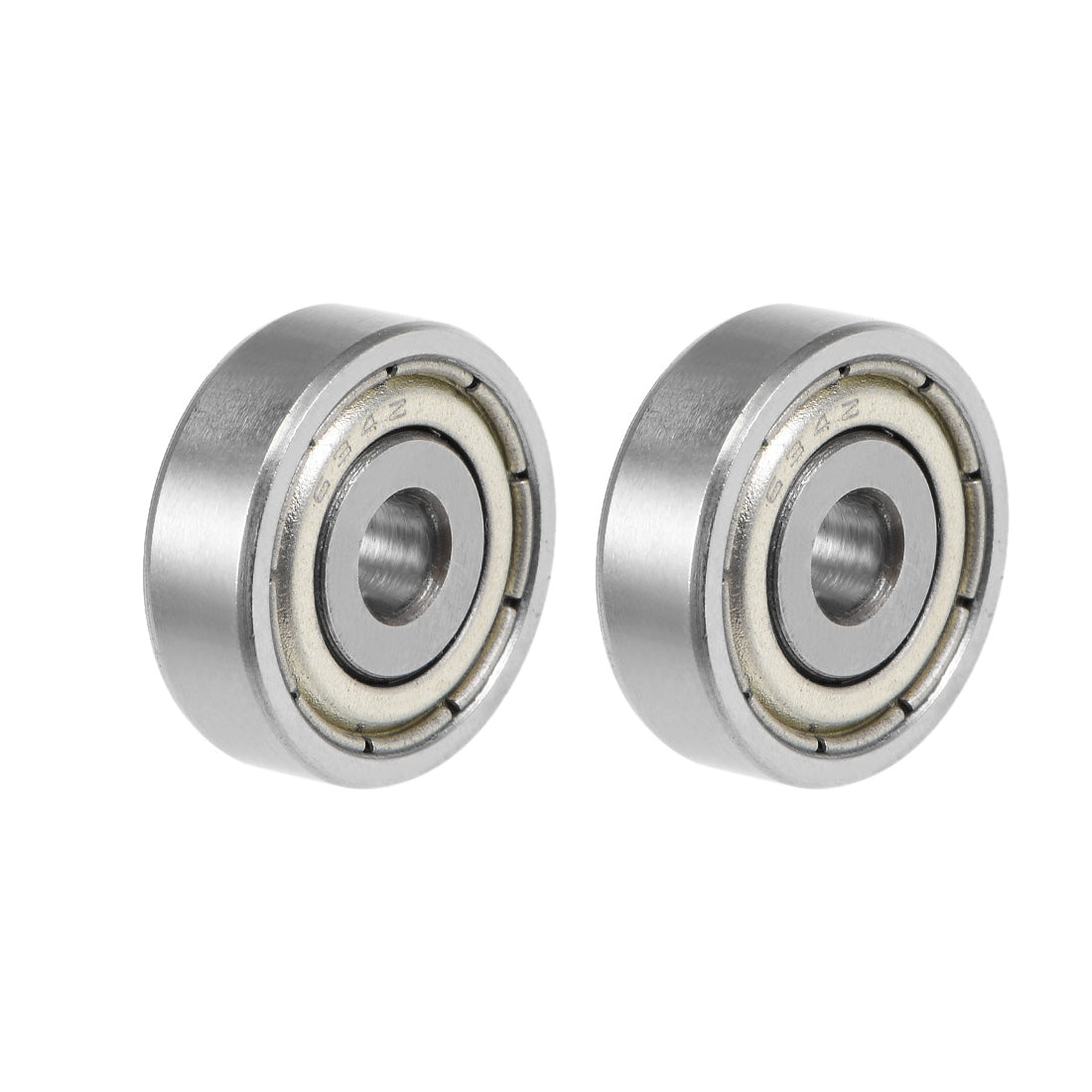 Harfington Deep Groove Ball Bearing Metric Double Shielded Chrome Steel ABEC1 Z1 Level