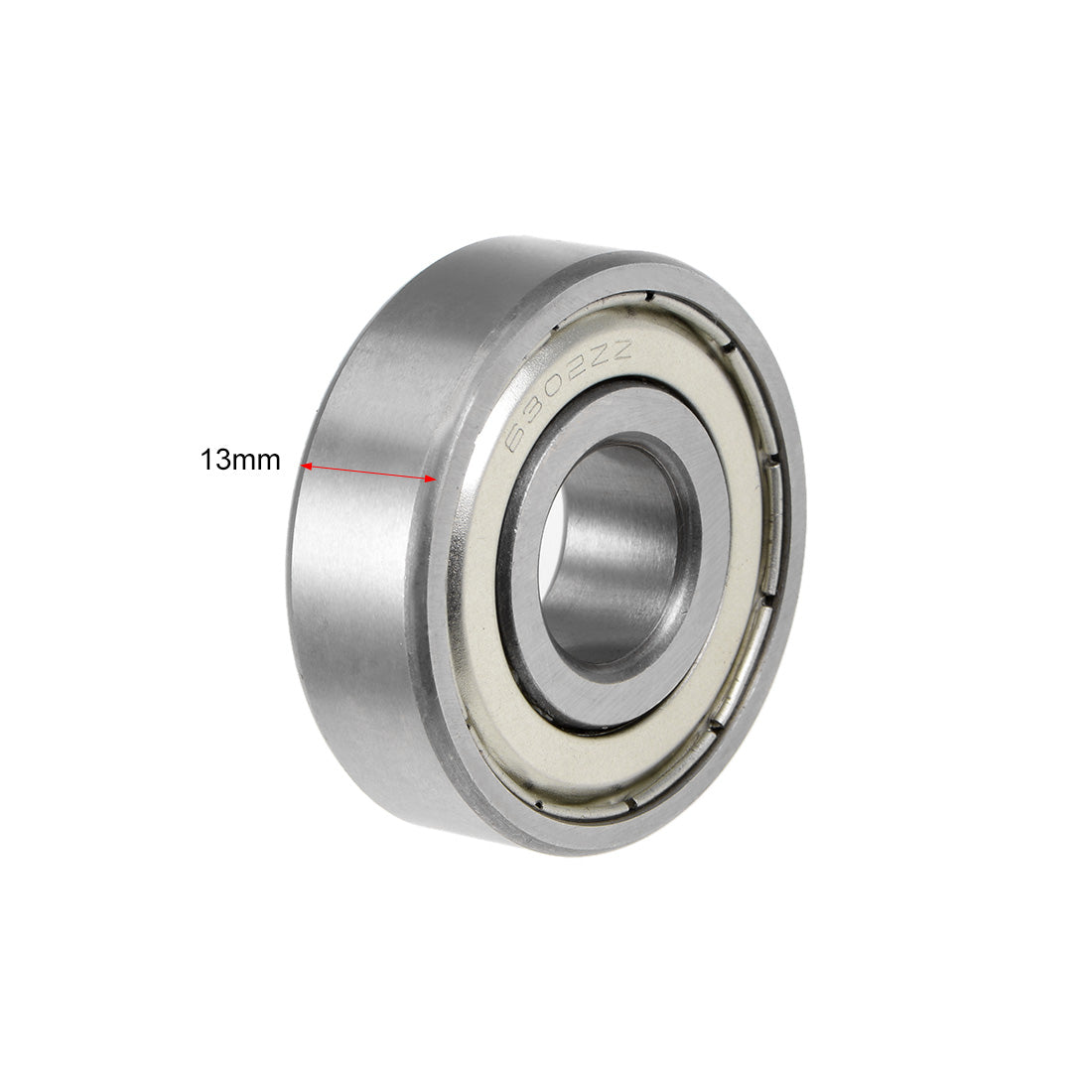 Harfington 6302ZZ Ball Bearing 15x42x13mm Double Shielded ABEC-1 Bearings