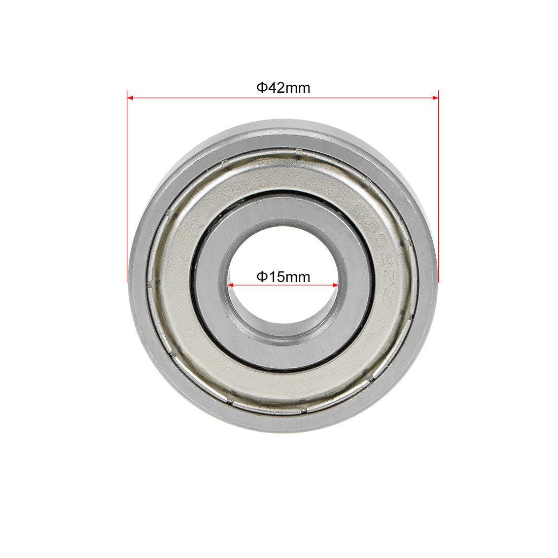 Harfington 6302ZZ Ball Bearing 15x42x13mm Double Shielded ABEC-1 Bearings