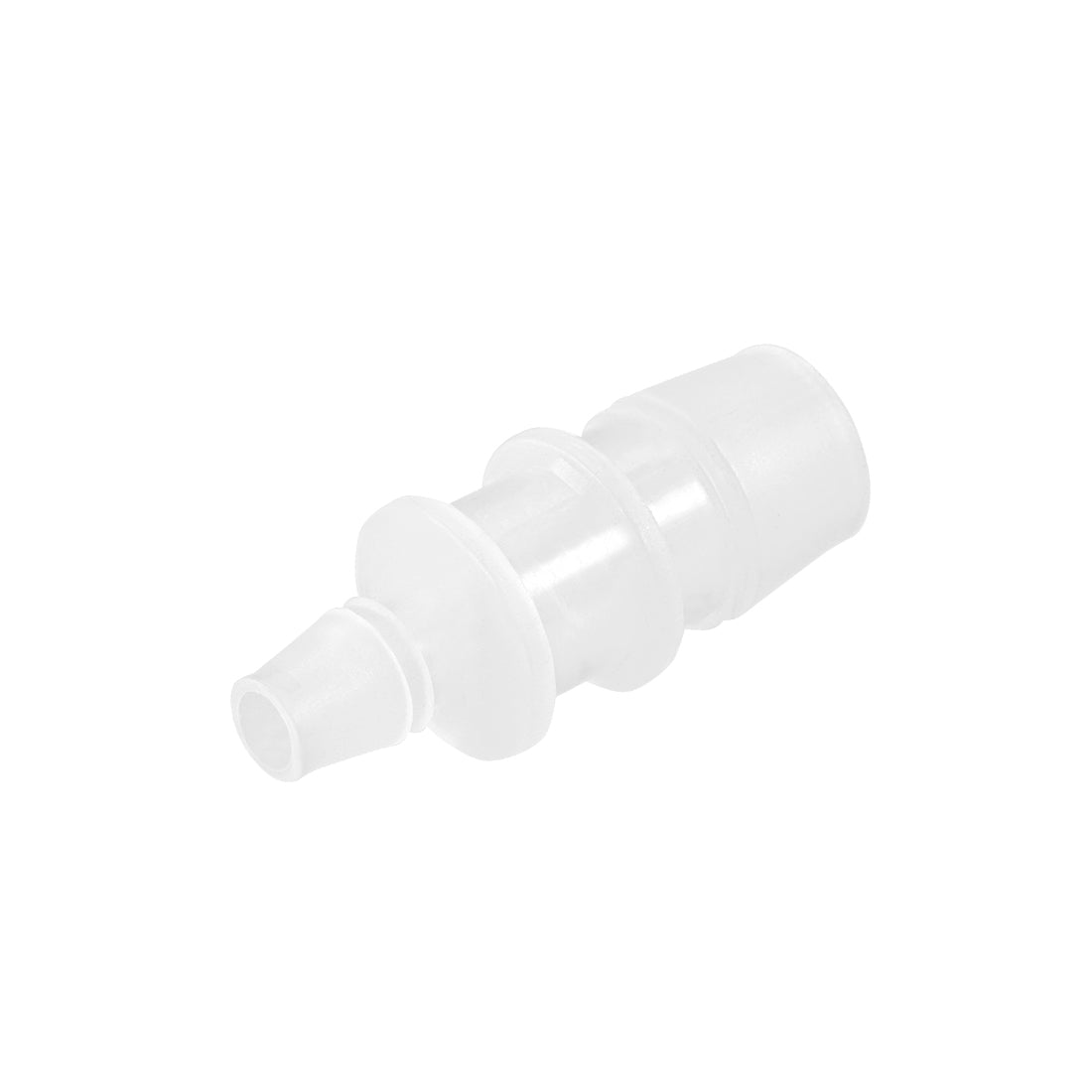 Harfington Aquarium Air Valve Connector Straight Clear White Plastic Airline Tubing 8mm to 16mm