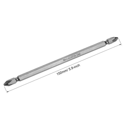 Harfington 1/4'' Hex S2 PH2 Phillips Double End Screwdriver Bit