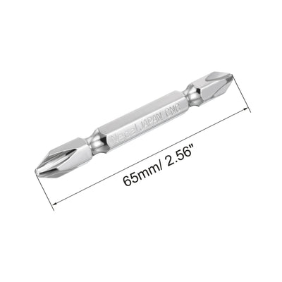 Harfington 1/4'' Hex S2 PH2 Phillips Double End Screwdriver Bit