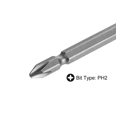 Harfington 1/4'' Hex S2 PH2 Phillips Double End Screwdriver Bit