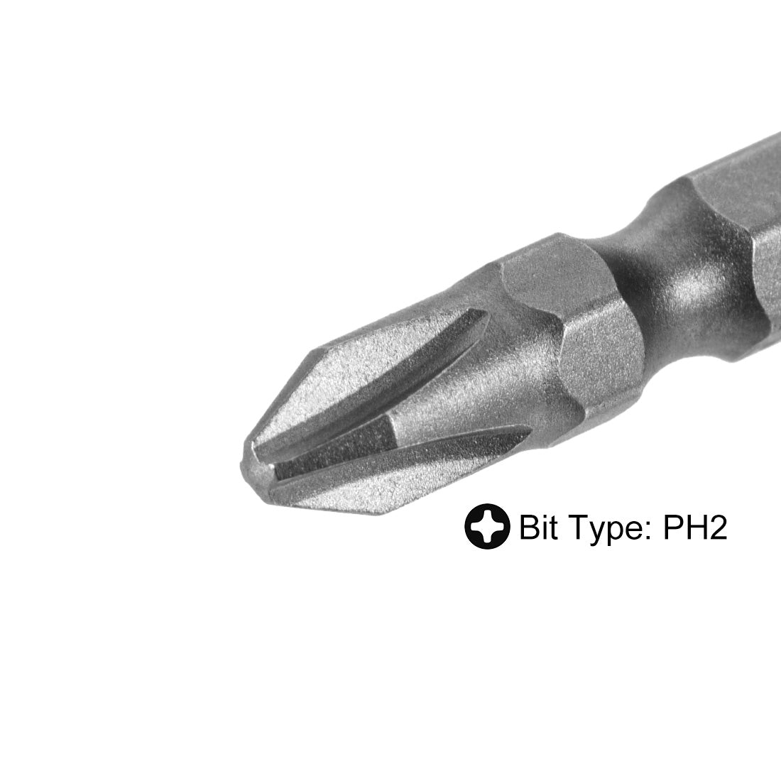 Harfington PH2/SL6 Magnetic Double Ended Screwdriver Bits, 1/4 Inch Hex Shank 1.97-inch Length S2 Power Tool