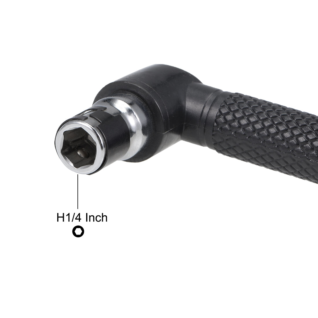 Harfington Screwdriver Non-Slip Wrench Handle 1/4 Inch Drive Magnetic Bit Holding Multi-function Wrench 4.25inch Length