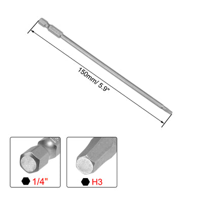 Harfington S2 1/4'' Hex Shank Magnetic Screwdriver Bit Sets