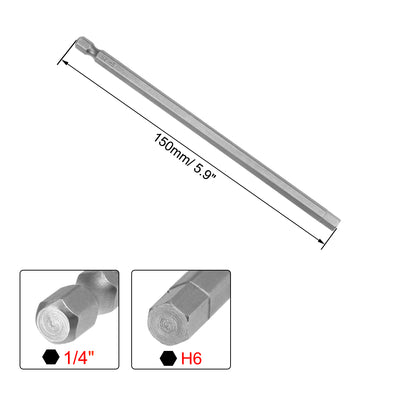 Harfington S2 1/4'' Hex Shank Magnetic Screwdriver Bit Sets